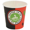 kaffekopper af papir med låg 1000 stk. 4oz 120ml