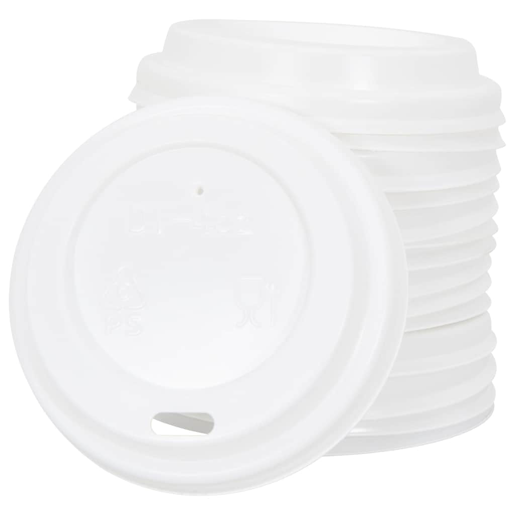 kaffekopper af papir med låg 1000 stk. 4oz 120ml