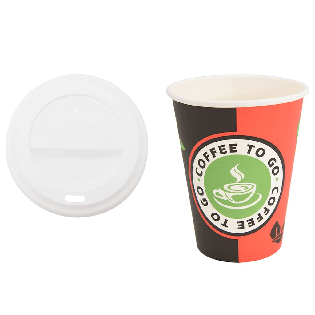 kaffekopper af papir med låg 1000 stk. 4oz 100ml
