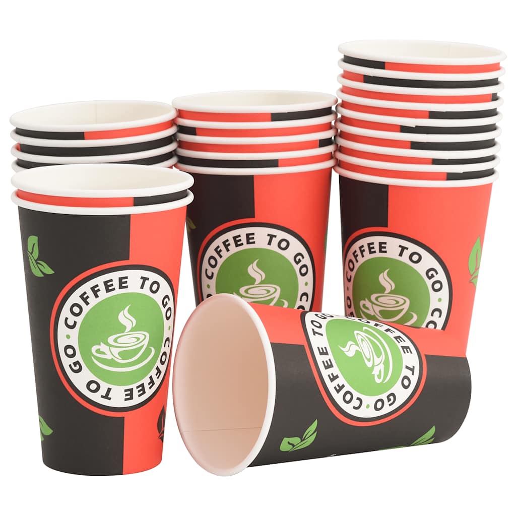 kaffekopper af papir med låg 1000 stk. 16oz 400ml