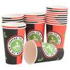 kaffekopper af papir med låg 1000 stk. 16oz 400ml