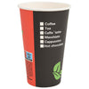 kaffekopper af papir med låg 1000 stk. 16oz 400ml