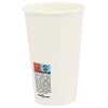 kaffekopper af papir med låg 1000 stk. 16oz 400ml