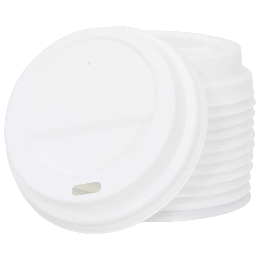 kaffekopper af papir med låg 1000 stk. 8oz 200ml
