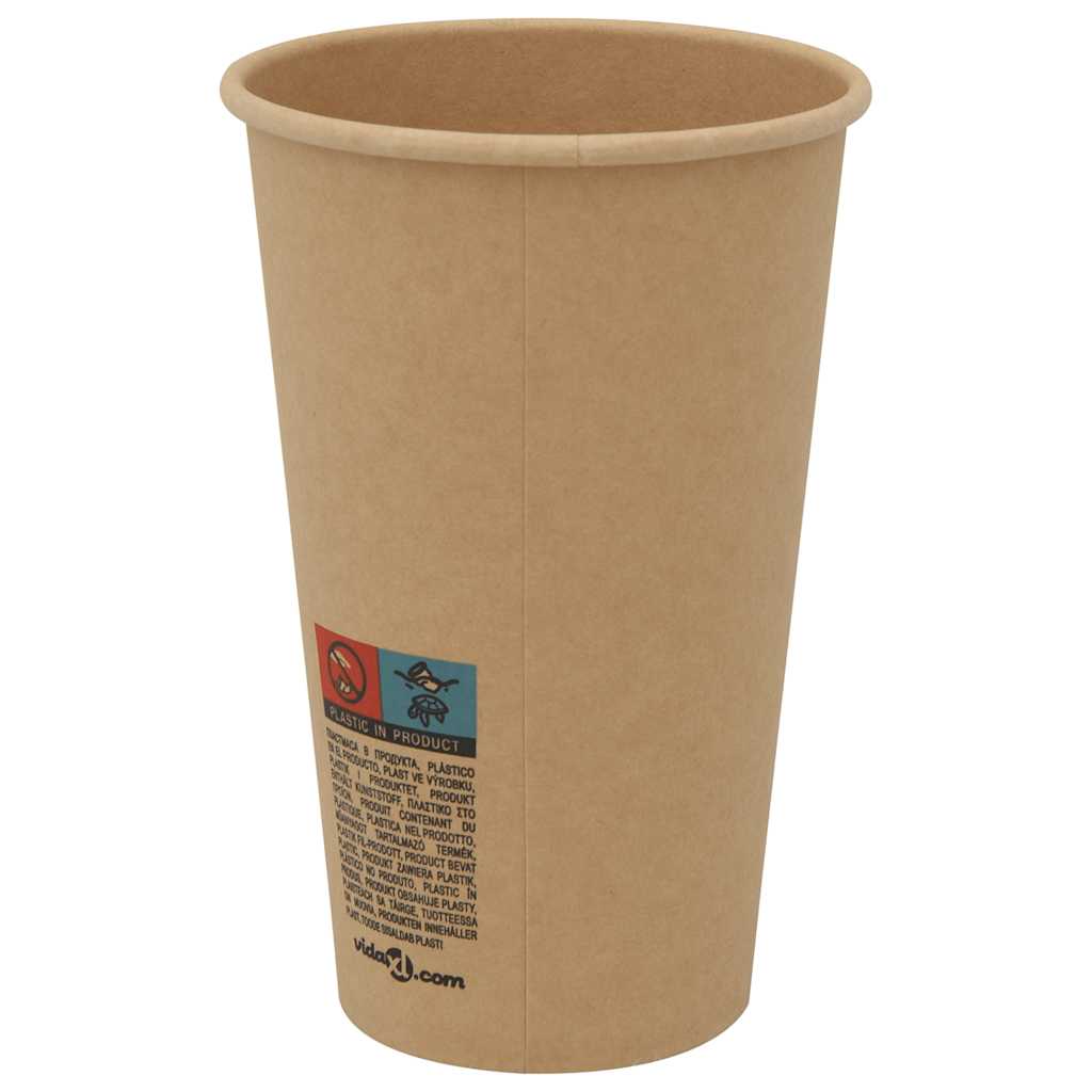 kaffekopper af papir med låg 1000 stk. 16oz 400ml