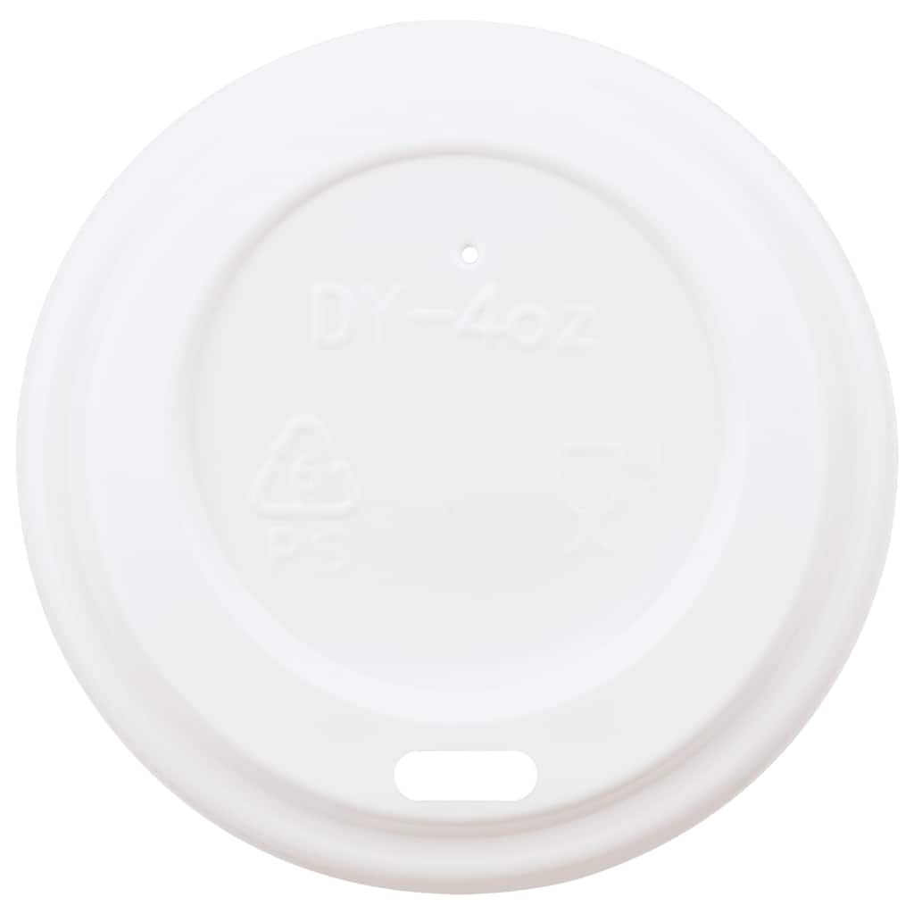 kaffekopper af papir med låg 1000 stk. 4oz 100ml