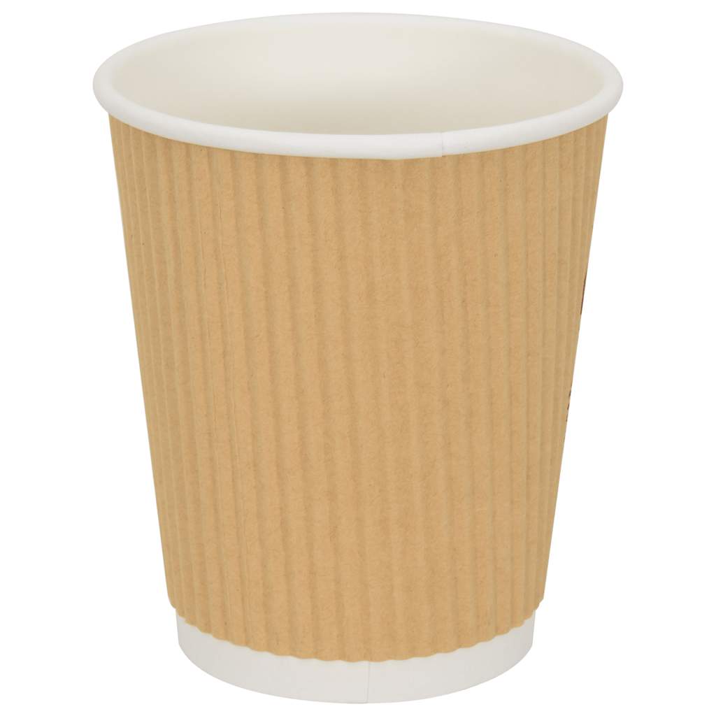 kaffekopper af papir med låg 1000 stk. 8oz 200ml