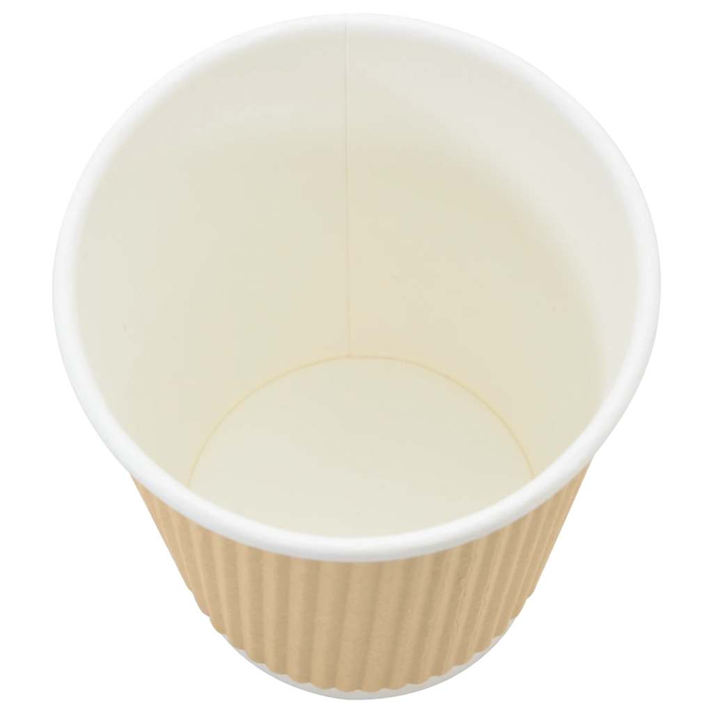 kaffekopper af papir med låg 1000 stk. 8oz 200ml
