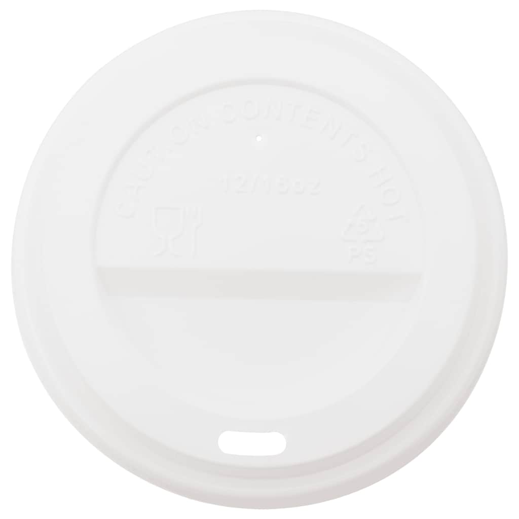 kaffekopper af papir med låg 1000 stk. 12oz 300ml