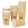 kaffekopper af papir med låg 1000 stk. 16oz 400ml