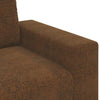 Sofa 2 pcs Brun 221 x 78 x 80 cm Kunstlæder