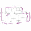 Sofa 2 pcs Brun 221 x 78 x 80 cm Kunstlæder