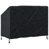 Havebænkkappe Sort 134 x 70 x 65 / 94 cm 420D stof