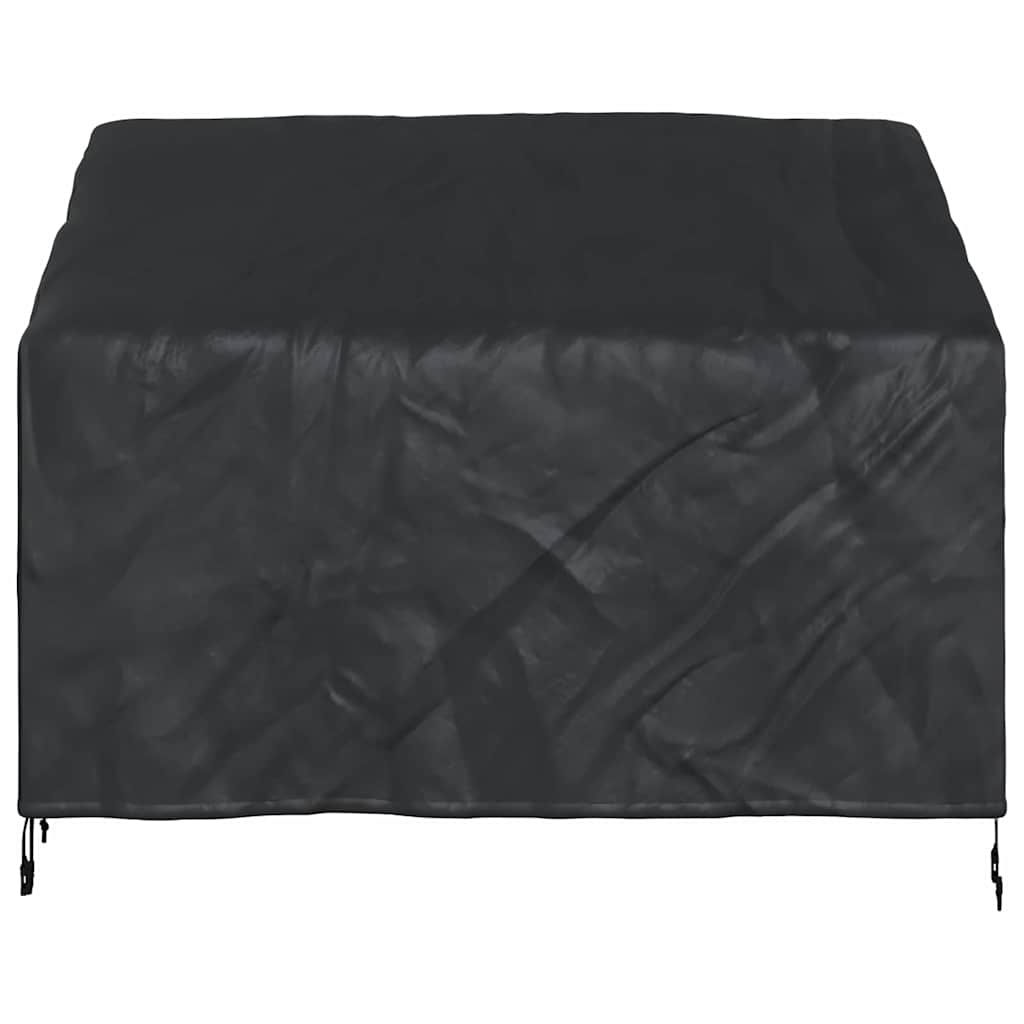 Havebænkkappe Sort 134 x 70 x 65 / 94 cm 420D stof