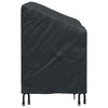 Havebænkkappe Sort 134 x 70 x 65 / 94 cm 420D stof