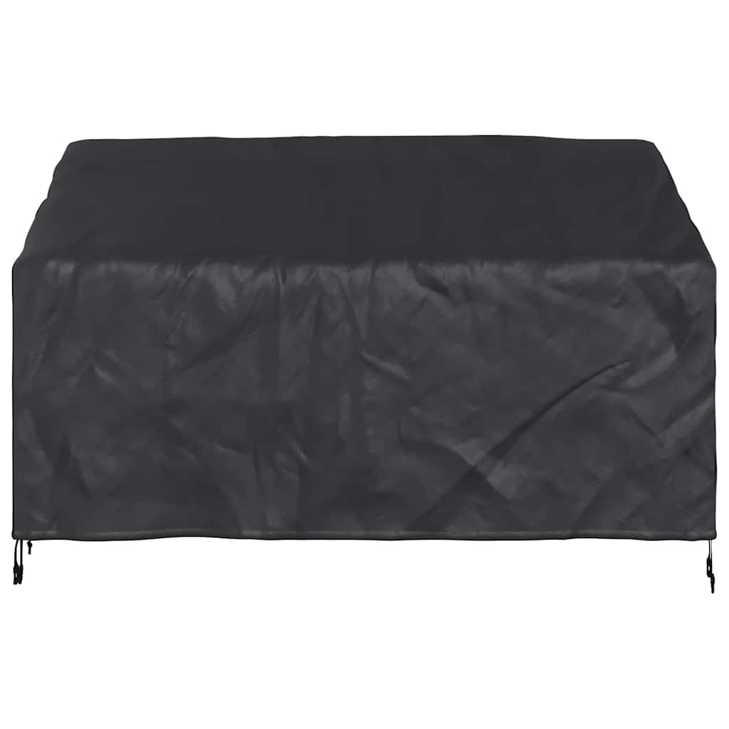 Havebænkkappe Sort 165 x 70 x 65 / 94 cm 210D stof