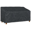 Havebænkkappe Sort 175 x 85 x 65 / 94 cm 420D stof