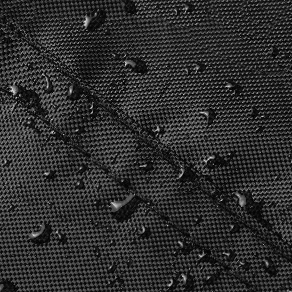 Havebænkkappe Sort 160 x 100 x 61 / 89 cm 420D stof