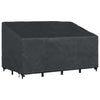 Havebænkkappe Sort 160 x 100 x 61 / 89 cm 420D stof