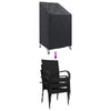 Have Stolovertræk Sort 70 x 70 x 85 / 125 cm 210D stof