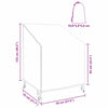 Have Stolovertræk Sort 75 x 78 x 65 / 100 cm 600D stof