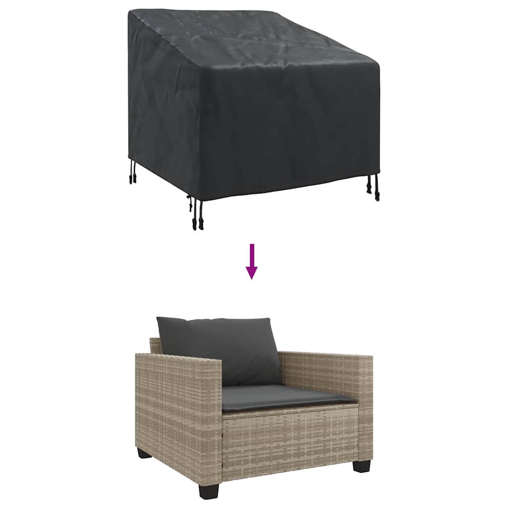 Have Stolovertræk Sort 90 x 90 x 50 / 75 cm 420D stof