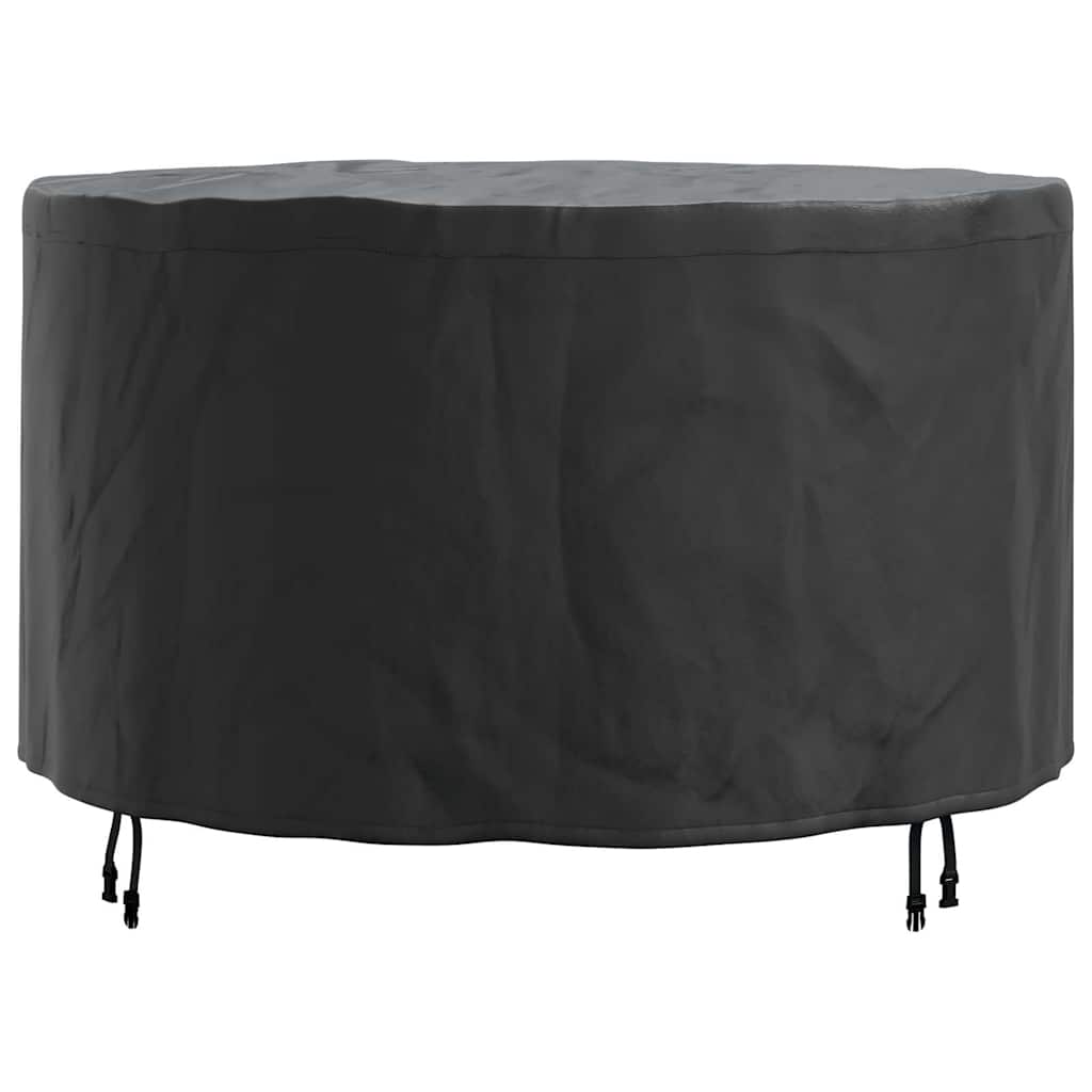 Overtræk til havemøbler Sort 128 x 128 x 71 cm 210D stof