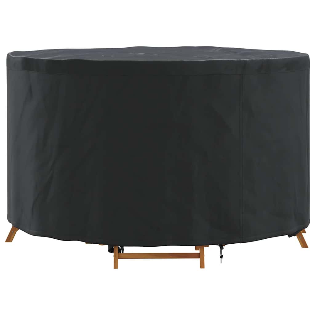Overtræk til havemøbler Sort 128 x 128 x 71 cm 210D stof