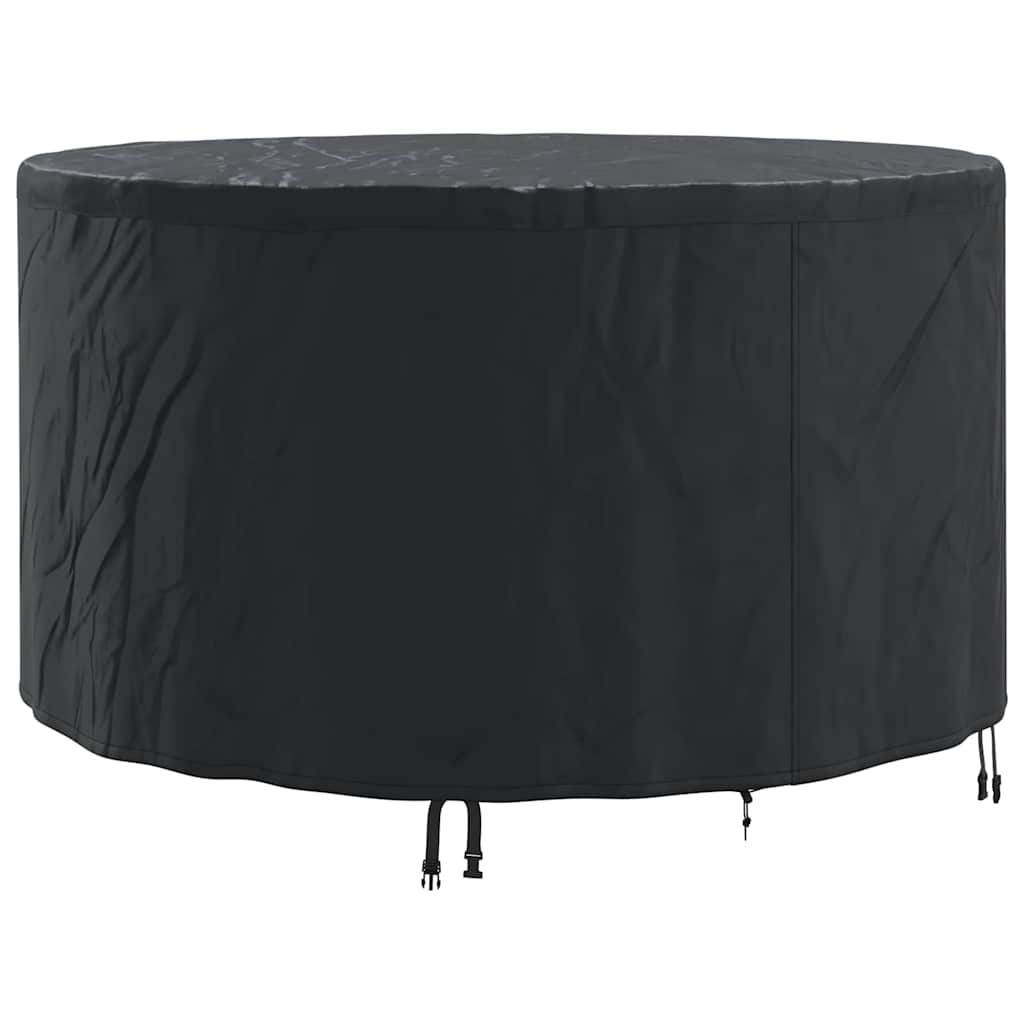 Overtræk til havemøbler Sort 157 x 157 x 71 cm 210D stof