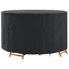 Overtræk til havemøbler Sort 157 x 157 x 85 cm 210D stof