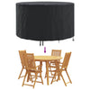Overtræk til havemøbler Sort 157 x 157 x 85 cm 600D stof