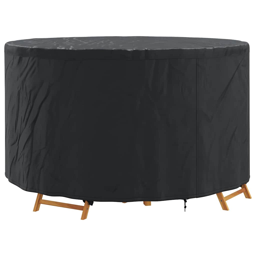 Overtræk til havemøbler Sort 157 x 157 x 85 cm 600D stof