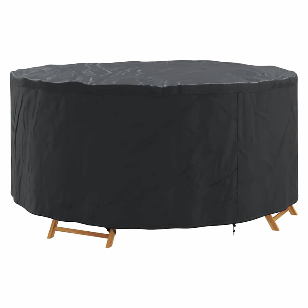 Overtræk til havemøbler Sort 200 x 200 x 71 cm 420D stof