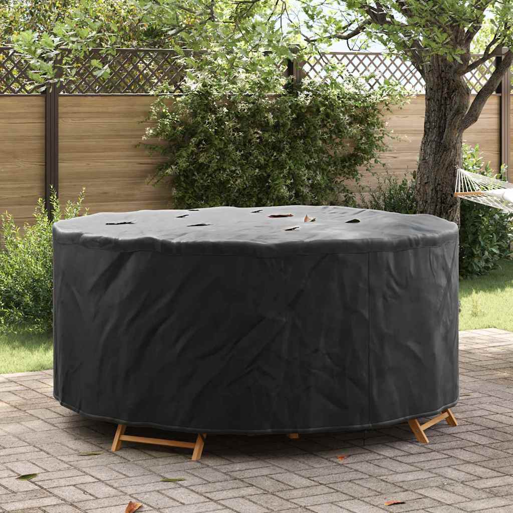 Overtræk til havemøbler Sort 200 x 200 x 85 cm 210D stof