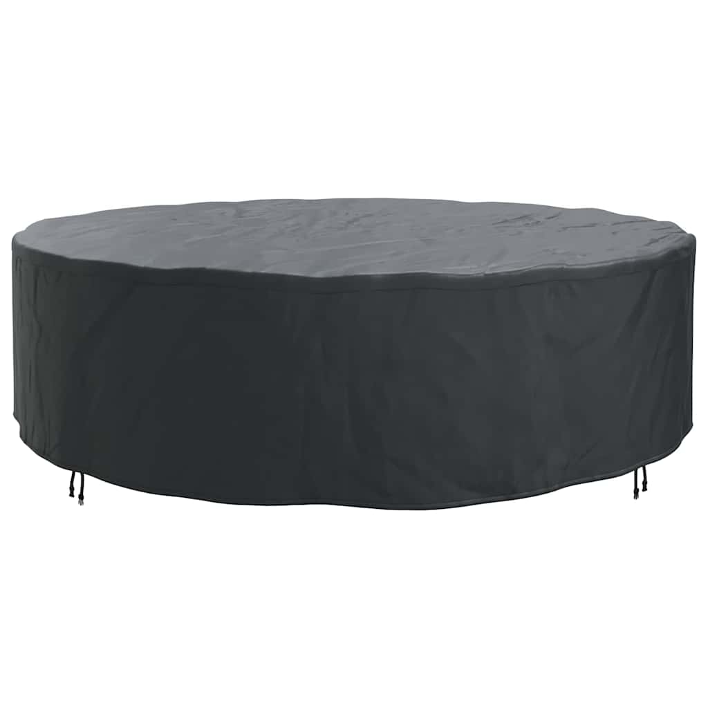 Overtræk til havemøbler Sort 320 x 320 x 85 cm 210D stof