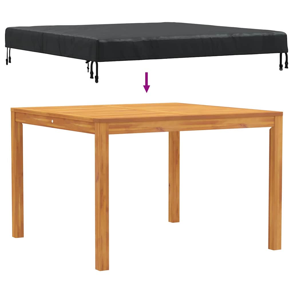 Overtræk til havemøbler 122 x 122 x 15 cm 420D Oxford Stof