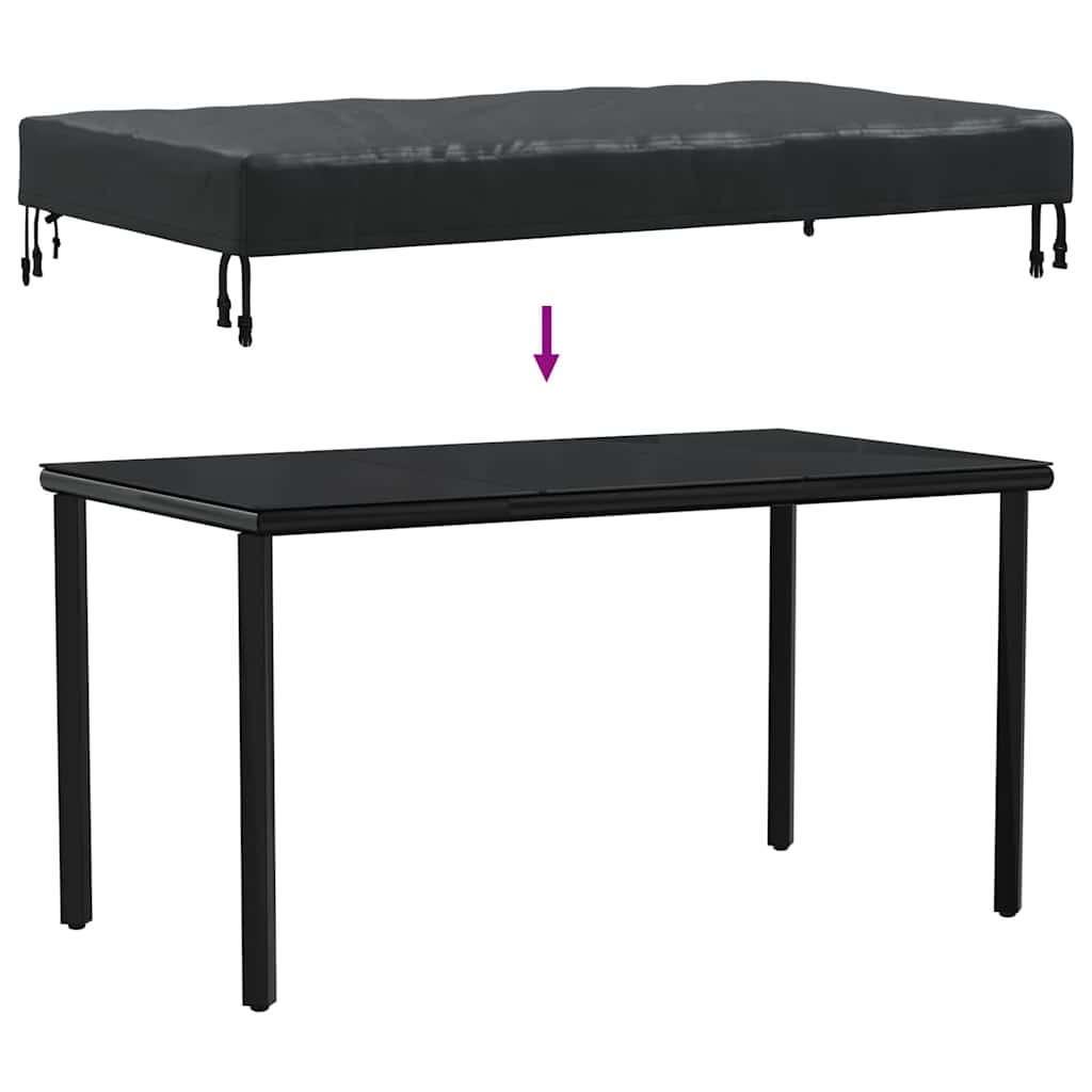 Overtræk til havemøbler 122 x 72 x 15 cm 600D Oxford Stof