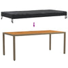 Overtræk til havemøbler 222 x 102 x 15 cm 210D Oxford Stof