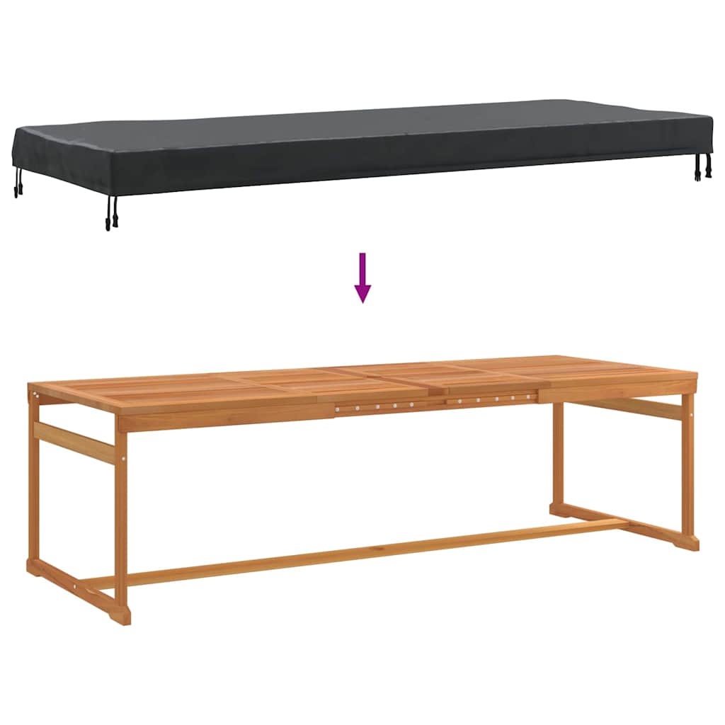 Overtræk til havemøbler 242 x 102 x 15 cm 210D Oxford Stof