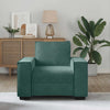 sofastol 60 cm fløjl lysegrøn