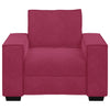 sofastol 60 cm fløjl vinrød