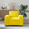 sofastol 60 cm fløjl gul