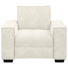 sofastol 60 cm fløjl cremefarvet