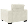 sofastol 60 cm fløjl cremefarvet