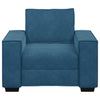 sofastol 60 cm fløjl blå