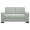 2-personers sofa 120 cm velour lysegrå