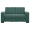 2-personers sofa 120 cm fløjl mørkegrøn