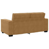 2-personers sofa 140 cm fløjl brun