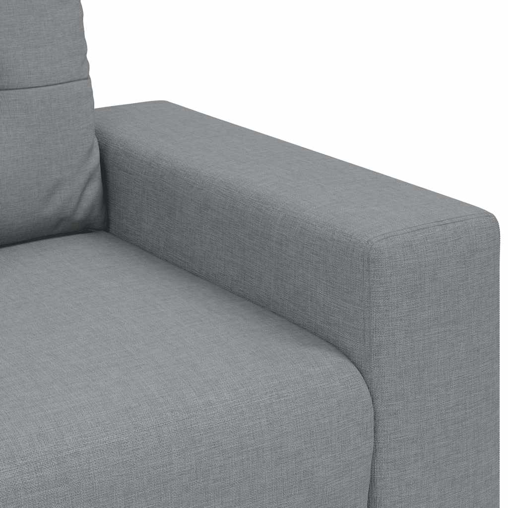 lænestol 60 cm stof lysegrå