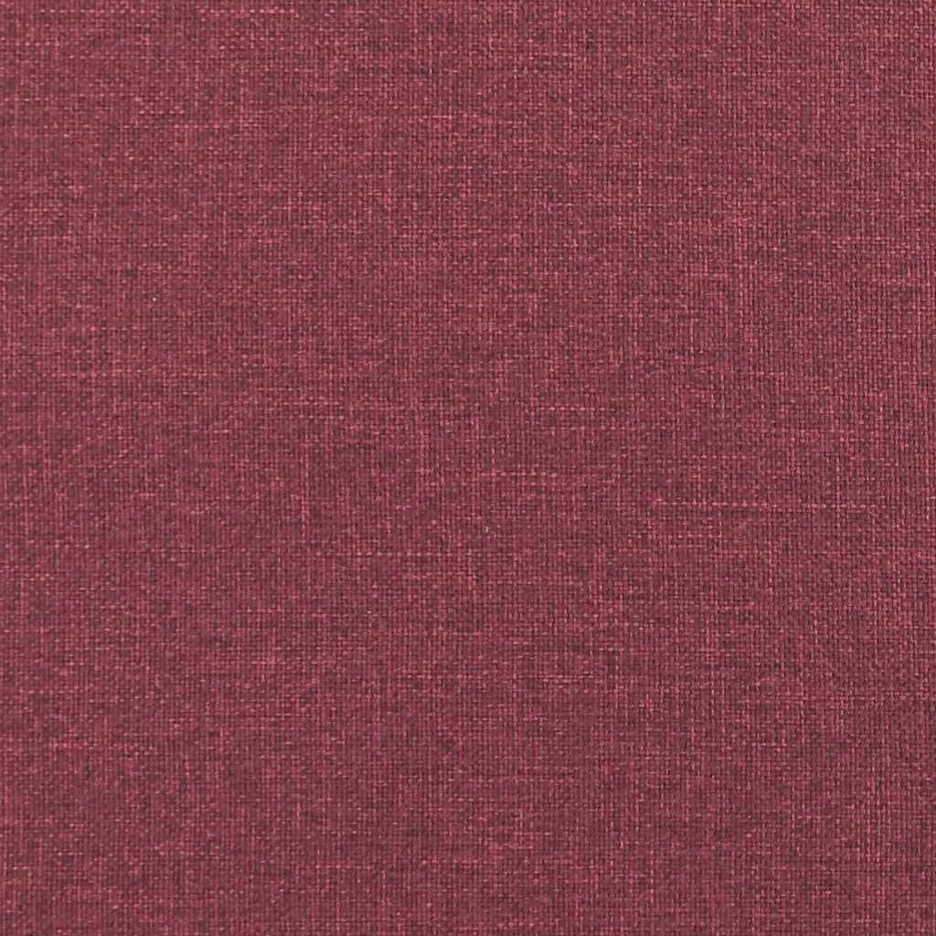 sofastol 60 cm stof vinrød